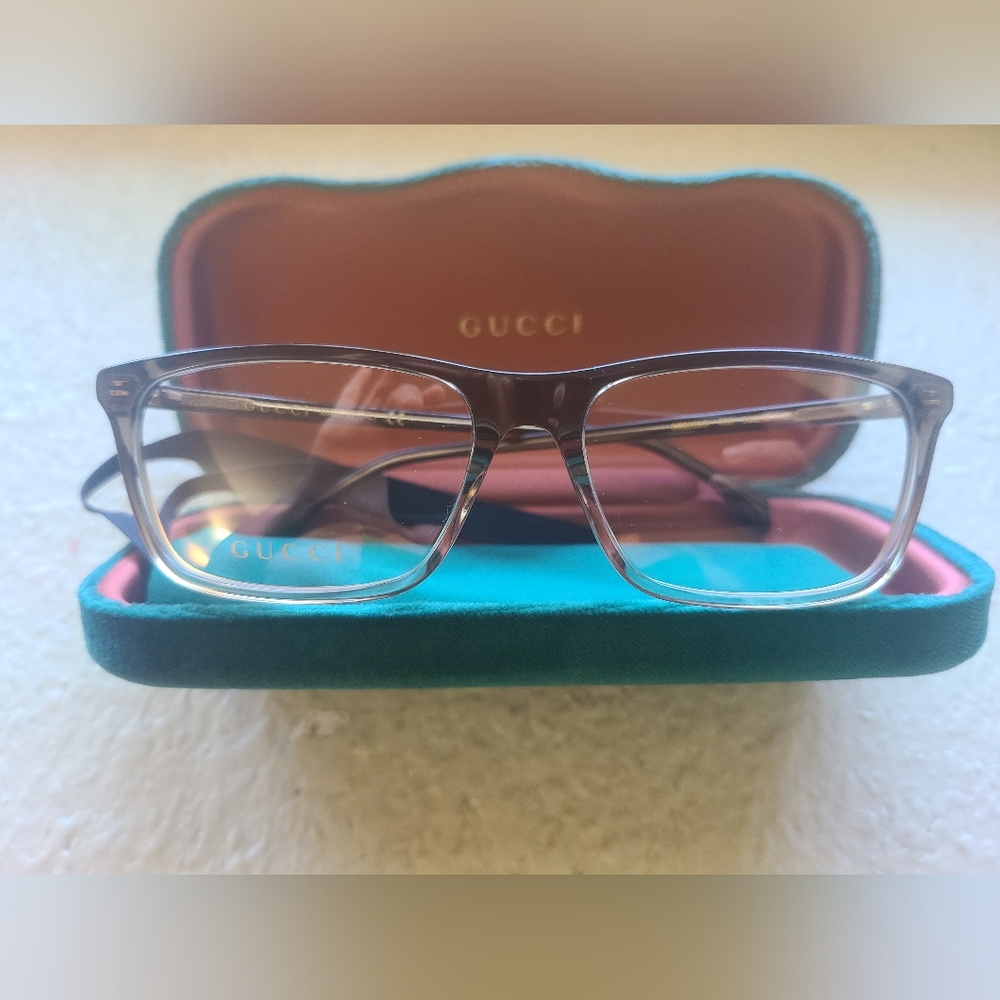 NEW & AUTHENTIC GUCCI FRAME  MODEL- GG0553O, SIZE-56-16-145, COLOR 008 (GREY)